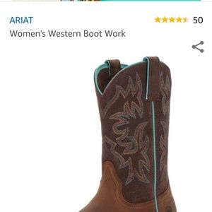 Ariat womens round toe cowboy style boot